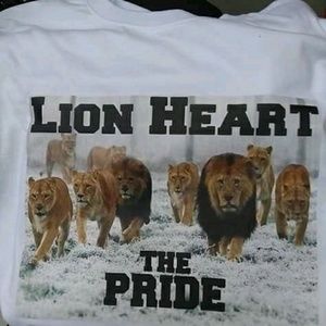 Lion heart tee shirt